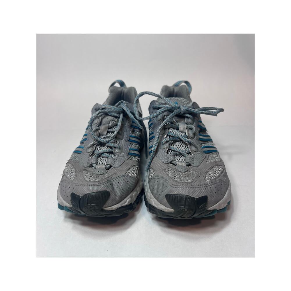 adidas Kanadia TR Grey Prism Blue Athletic Running Hiking Sneakers Shoes Size 8